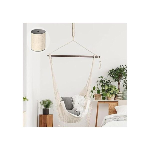 Cordón de macramé de 0.315 in x 33 yardas cuerda de
