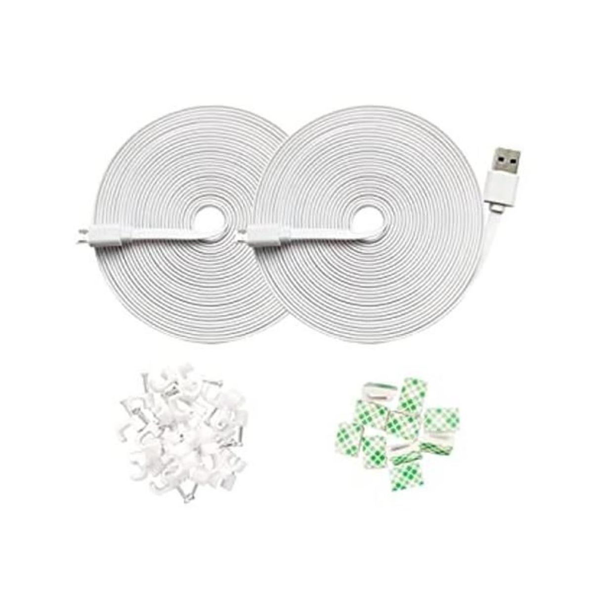 DIANMU Paquete de 2 cables de extensión de alimentación de