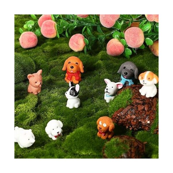 Juego de 40 figuras de mini perro juguete realista