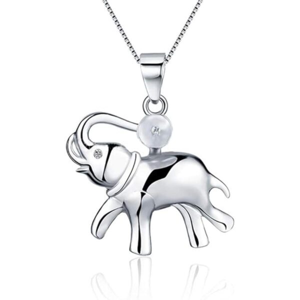 LGSY Colgante de fianza de elefante de plata de ley para_1