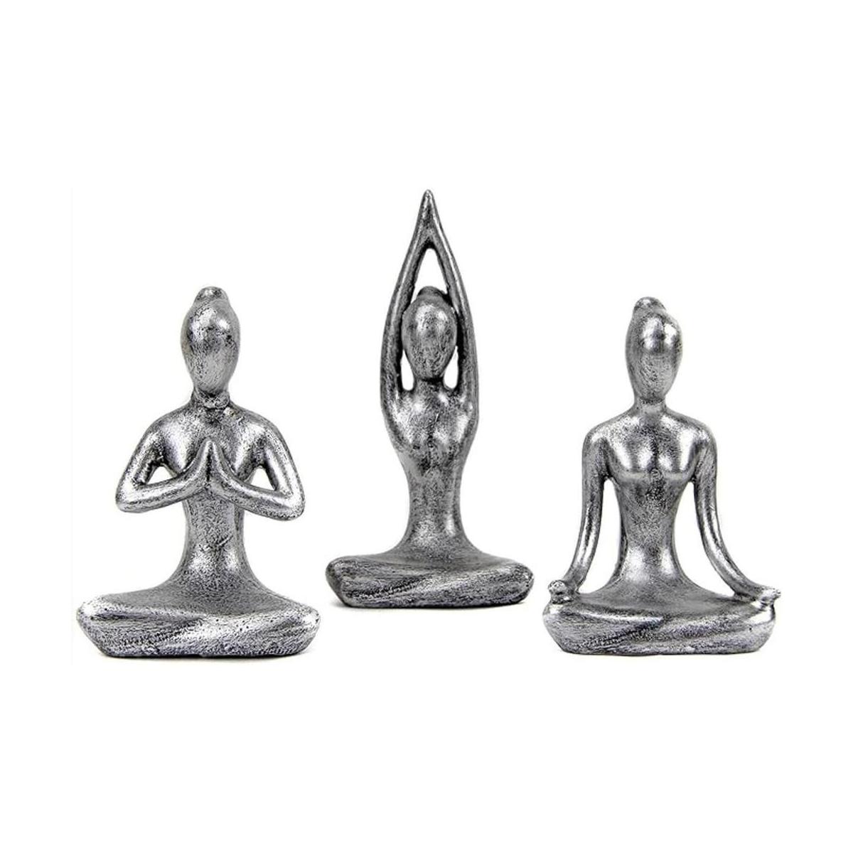 Leekung Decoración de meditación de yoga estatua de