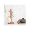 Hooshion Soporte para tazas de madera soporte para tazas