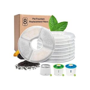 PK.ZTopia Paquete de 8 filtros de fuente de agua para