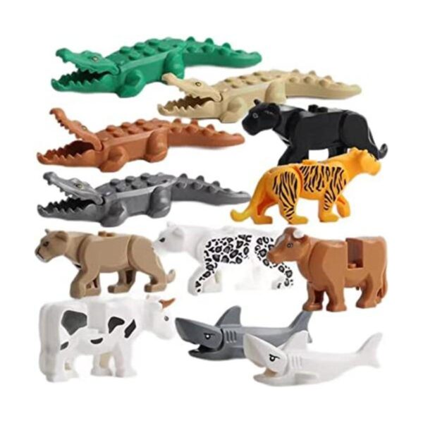 Friend Animals Figuras de juguete de bloques de_1