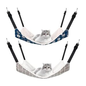 Hamaca colgante reversible para gatos suave_1