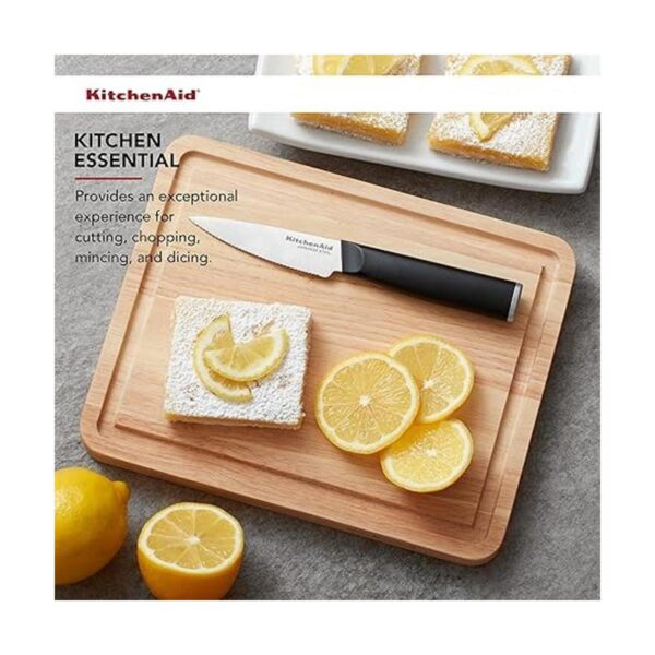 KitchenAid Tabla de cortar clásica de madera de goma con