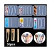 Juego de moldes para moldear horquillas de pelo de 36