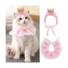Legendog Bandana de gato para gatos disfraces de princesa_1