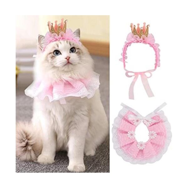 Legendog Bandana de gato para gatos disfraces de princesa_1