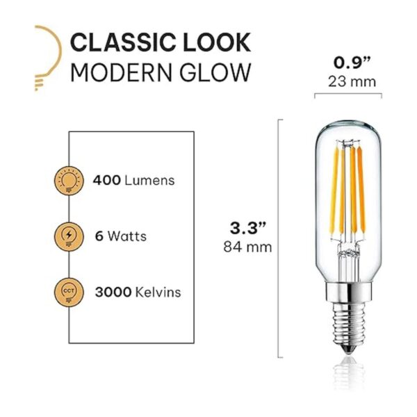 Hudson Bombilla LED de candelabro de 4 W paquete de 6_3