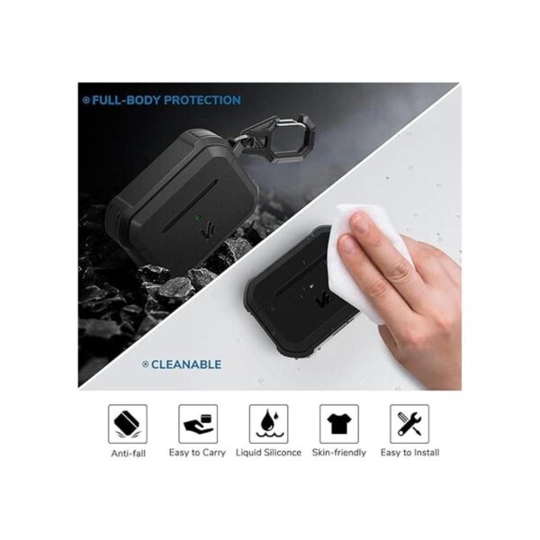 KMMIN Funda compatible con AirPods Pro funda protectora_2