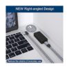 Itramax Cable de extensión USB C de ángulo recto de 6.6_2