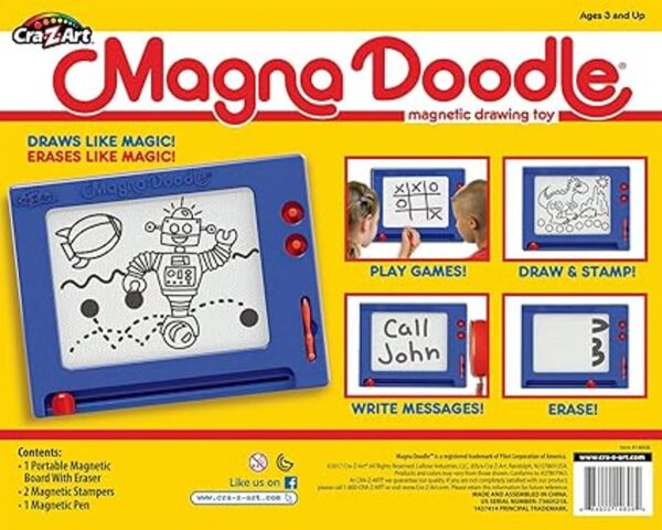 CraZArt Retro Magna Doodle Tablero magnético para dibujar_6