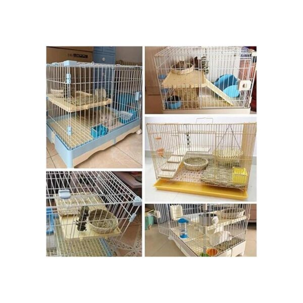 PINVNBY Grass Mat for Rabbit Bunny Natural Straw Woven_3