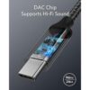 Anker Adaptador de audio USB C a 0.138 in cable de nailon_3