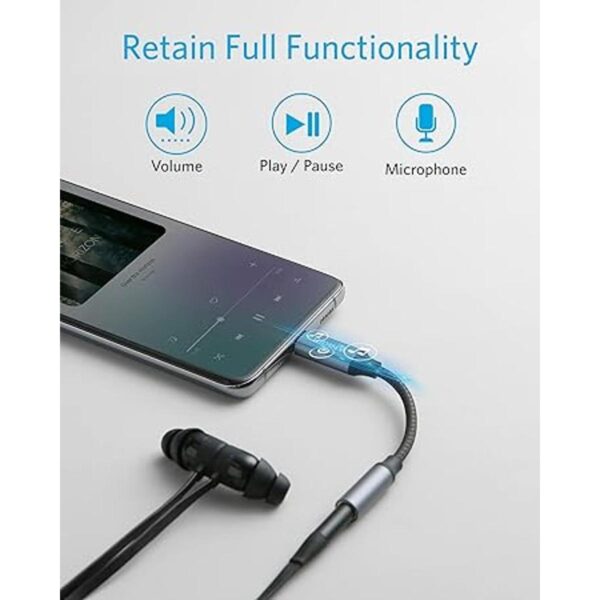 Anker Adaptador de audio USB C a 0.138 in cable de nailon_2