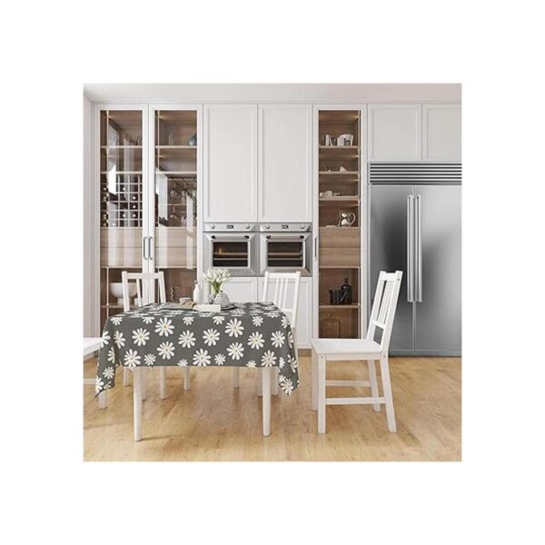 Encasa Homes Mantel de algodón impreso de longitud de 56 x_3