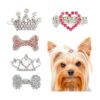 DaFuEn 5 piezas de accesorios de corona para perros