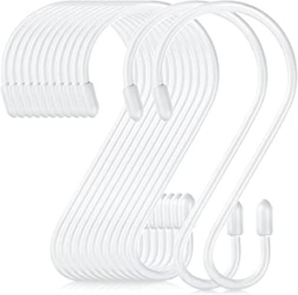 Hotop 30 ganchos de acero inoxidable en forma de S de 3.15