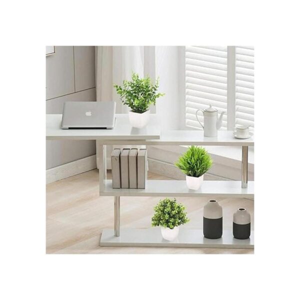 Greentime Paquete de 3 mini plantas falsas en macetas