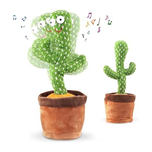Juguete de cactus bailarín juguete parlante canta y mima_6