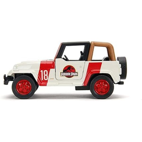 Jada Toys Jurassic World 132 Jeep Wrangler Coche fundido_3
