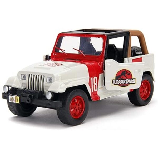 Jada Toys Jurassic World 132 Jeep Wrangler Coche fundido_5
