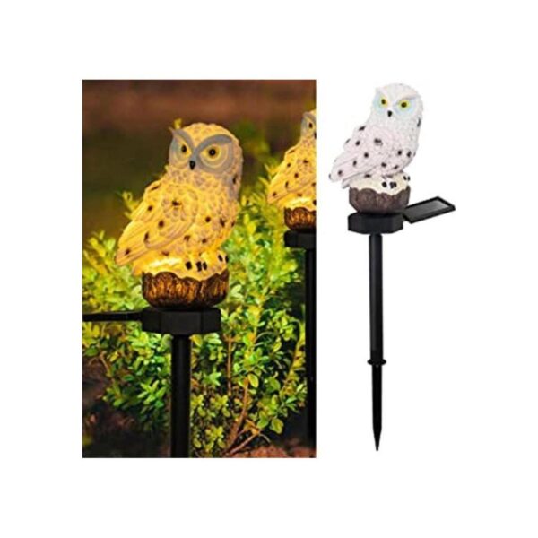 DAZZLE BRIGHT Figura de búho luces LED solares_1