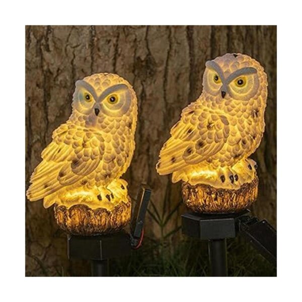 DAZZLE BRIGHT Figura de búho luces LED solares_3