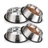Hamiledyi Cuenco de acero inoxidable para perros y gatos