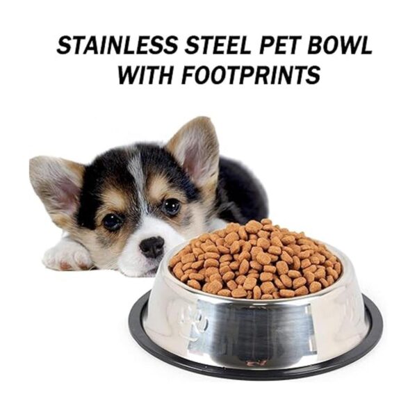 Hamiledyi Cuenco de acero inoxidable para perros y gatos