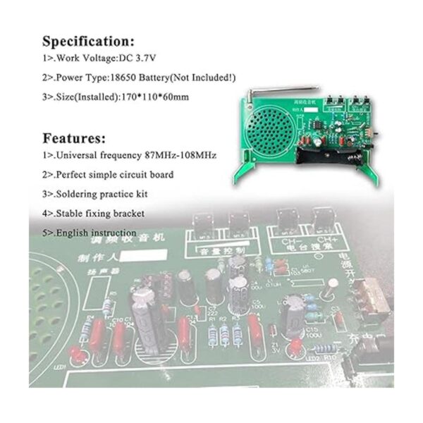 Dingdong Store Kits de radio FM Kit de proyecto de_2