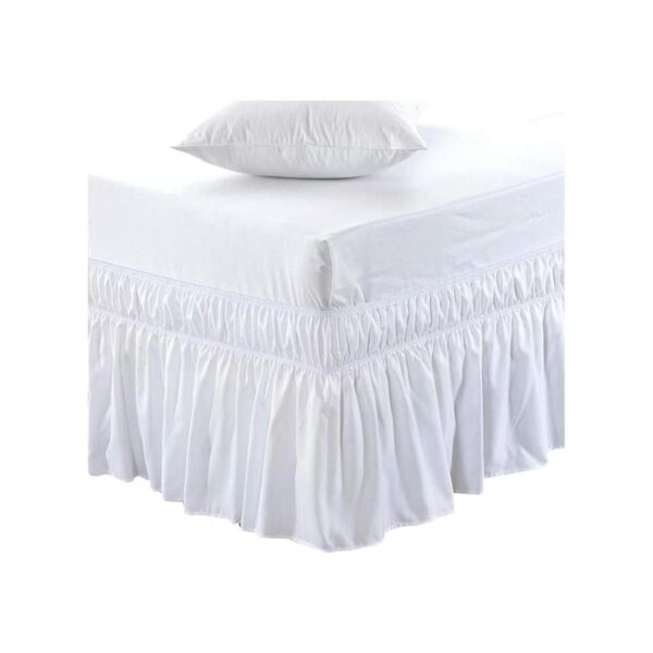 MEILA Falda de cama envolvente con tres lados de tela y_1