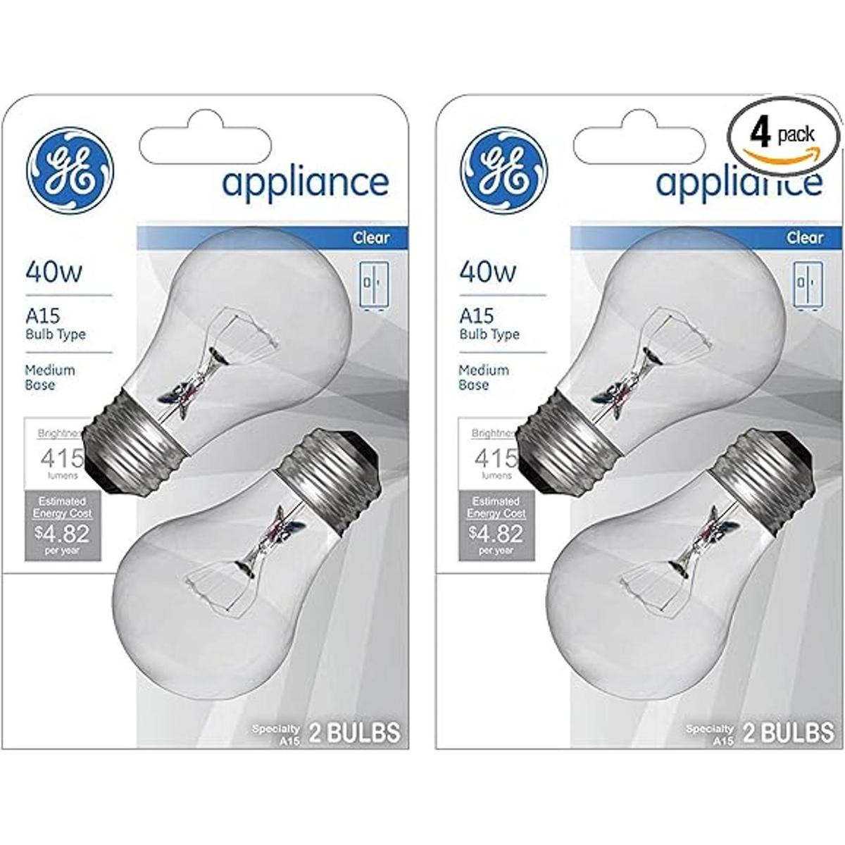 GE wef 15206 Luz transparente para electrodomésticos de