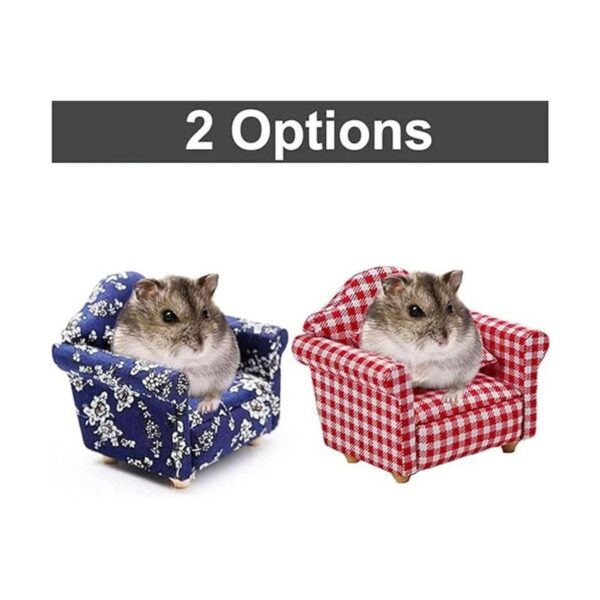 KnocKconK Hamster Mini sofá de algodón pequeño animal