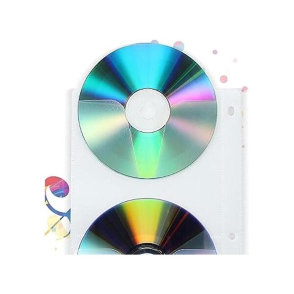 36 unidades 4 discos DVD Poly mangas 3 anillas fundas_4