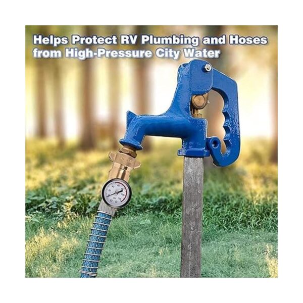 Hourleey Regulador de presión de agua RV de latón sin_5
