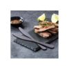 GoGeiLi Cuchillo de cena negro mate juego de cuchillos