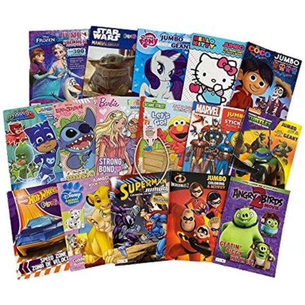 Paquete de 16 libros para colorear para niños de 4 a 8_1