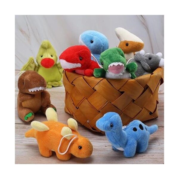 Paquete de 16 juguetes de peluche de dinosaurios a granel_2