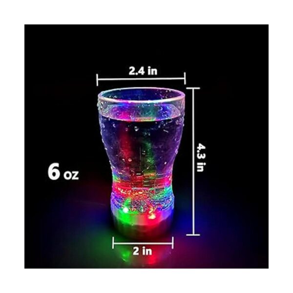Paquete de 12 vasos iluminados de 6 onzas juguetes con_2