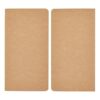 Paquete de 12 cuadernos de papel Kraft diarios forrados_4