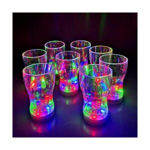 Paquete de 12 vasos iluminados de 6 onzas juguetes con_1