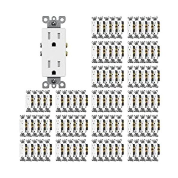Paquete de 100 tomas de corriente CML para decoración de_1