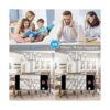 Paquete de 12 bombillas LED E12 de 60 W equivalentes luz
