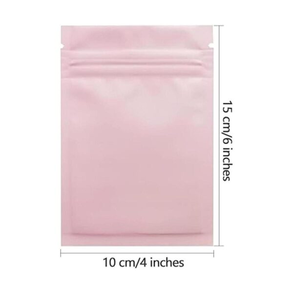Paquete de 100 bolsas de Mylar 4 x 6 pulgadas