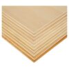 Paquete de 10 hojas de madera de tilo de 0.118 in 10 x 10