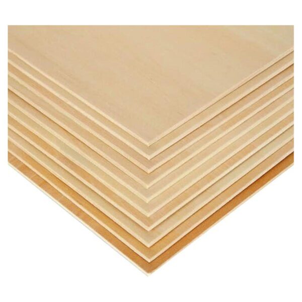 Paquete de 10 hojas de madera de tilo de 0.118 in 10 x 10