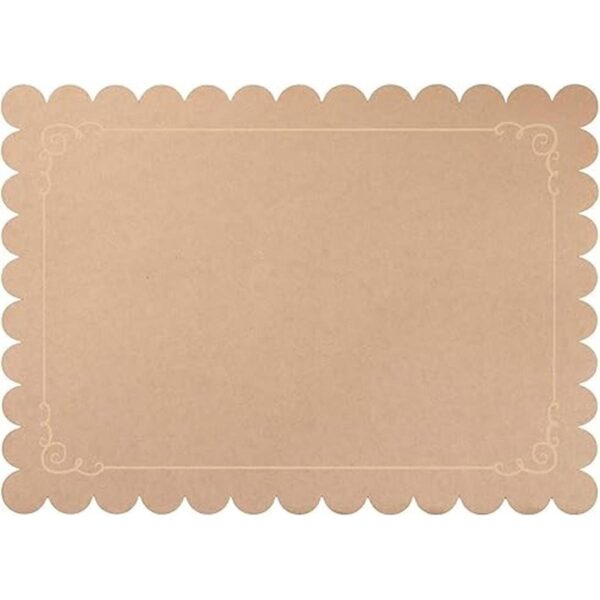 Paquete de 100 manteles individuales desechables de papel
