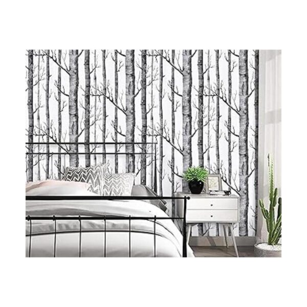 Papel tapiz de árbol de abedul de 17.7 x 197 pulgadas_2